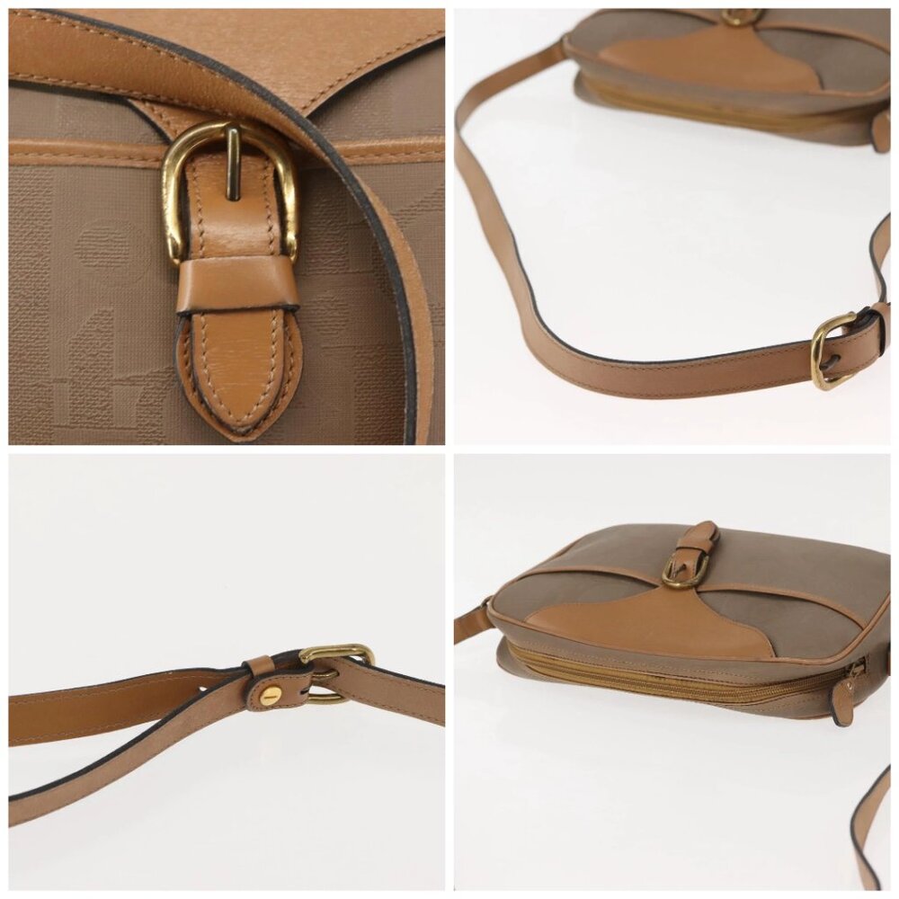 Christian Dior Trotter Canvas Shoulder Bag Beige Gold Auth ep11416 - Picture 16 of 16